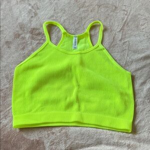 Zenana Outfitters Neon Yellow Kids Tank Top